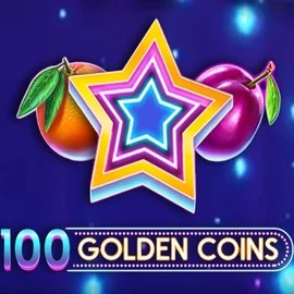 100 Golden Coins slot logo by Amusnet Interactive at Winz Casino