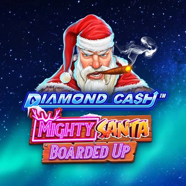 Play the Diamond Cash Mighty Santa Boarded Up slot by Greentube on Winz Casino