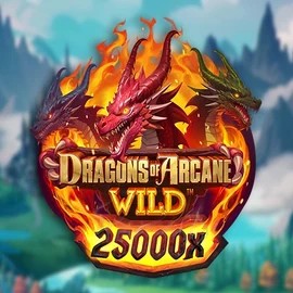 Dragons of Arcane Wild logo by Foxium Winz Casino