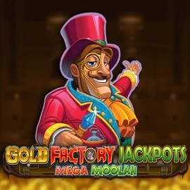 Play Gold Factory Jackpots Mega Moolah slot by Aurum Signature Studios on winzzcasino.com
