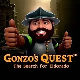 Gonzo's Quest logo – Slots by NetEnt at Winz Casino