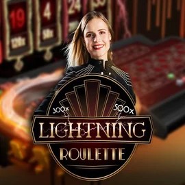 Live Casino logo of Lightning Roulette from Evolution at Winz Casino