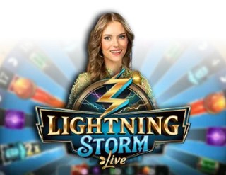 Official Live Casino logo: Lightning Storm by Evolution at Winz Casino