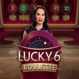 Official Live Casino logo: Lucky 6 Roulette by Pragmatic Play at Winz Casino