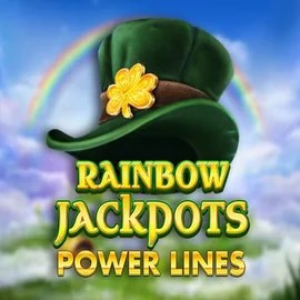 Rainbow Jackpots Power Lines logo by Red Tiger Gaming at Winz Casino