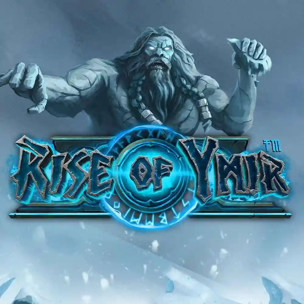 Rise of Ymir online game logo by Hacksaw Gaming on winzzcasino.com