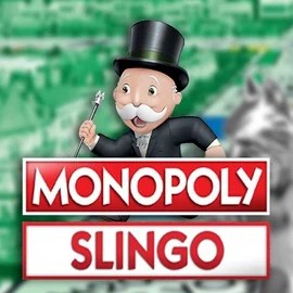 Slingo Monopoly slot visual from Gaming Realms available on winzzcasino.com