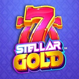 Official Slots logo: Stellar Gold by Snowborn Games at Winz Casino