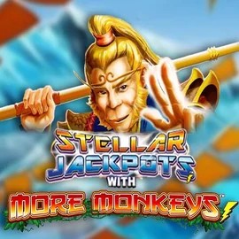 Stellar Jackpots with More Monkeys logo by Lightning Box Game at Winz Casino