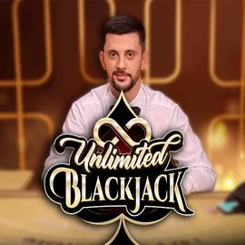 Official Live Casino logo: Unlimited Blackjack by Ezugi at Winz Casino
